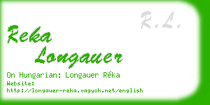reka longauer business card